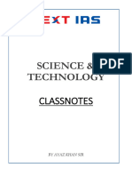 Science and Technology Classnotes