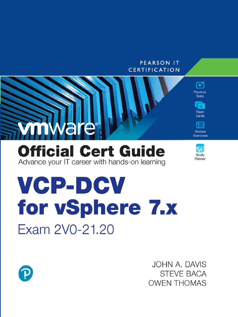 VCP DCV For VSphere 7.x Exam 2V0 21.20 Official Cert Guide 4th Edition  Technet24 | PDF