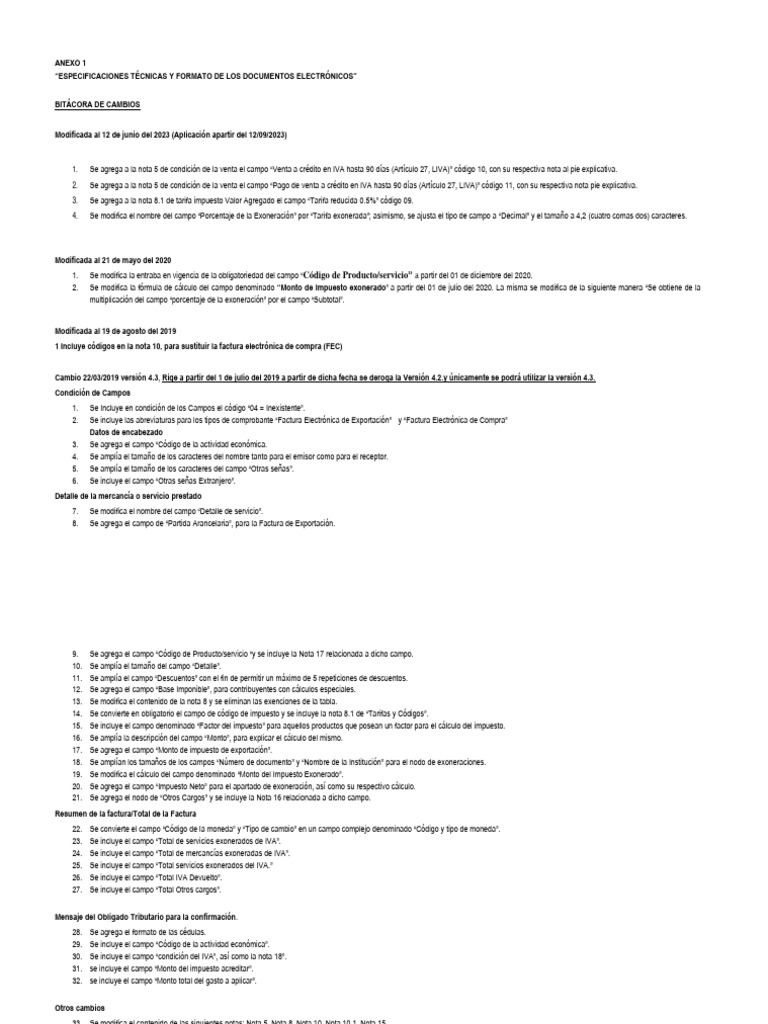Anexos y estructuras v4 3 pdf xml factura
