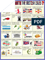 British Isles - 36 Question Quiz With KEY