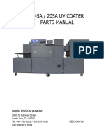UV 145 205A Parts Manual