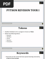 PYTHON Revision PPT Part 1