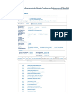 Facetomia SIGTAP - Sistema de Gerenciamento Da Tabela de Procedimentos, Medicamentos e OPM Do SUS