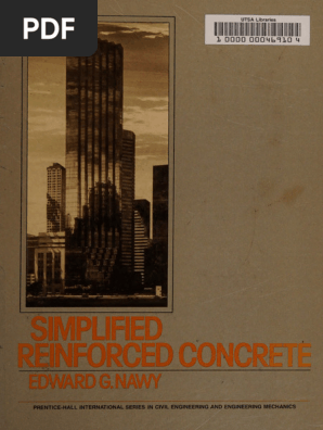 Simplified Reinforced Concrete Edward G. Nawy | PDF | Beam