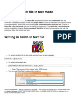 Write in A Batch File in Text Mode 1050 Luccej