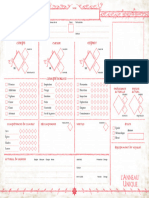 Feuille de Personnage Elfe PDF Modifiable