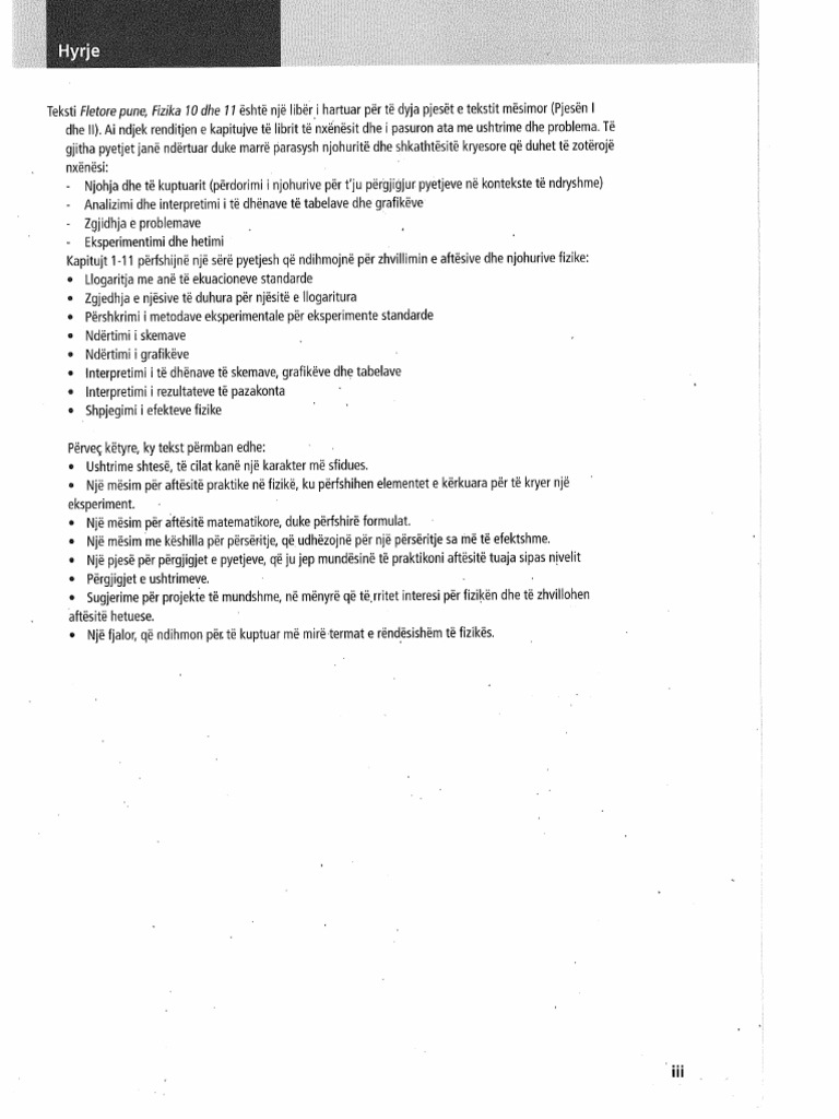 Ushtrime Klasa 10 Pdf