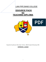 Teaching Diploma Resource Pack Piping