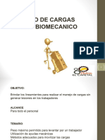 Capacitacion de Manejo de Cargas Riesgo Biomecanico