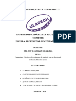 Incidencia en La Evaluacion de Control Interno