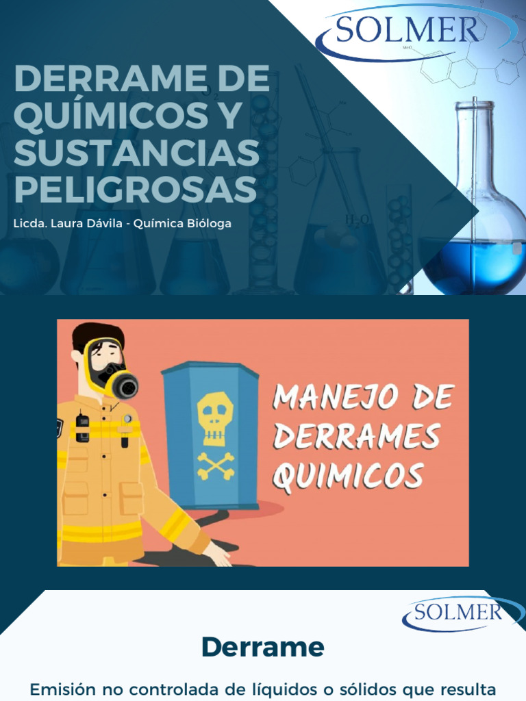 Manejo de Derrames Químicos Seguros | PDF | Ciencia y matemáticas