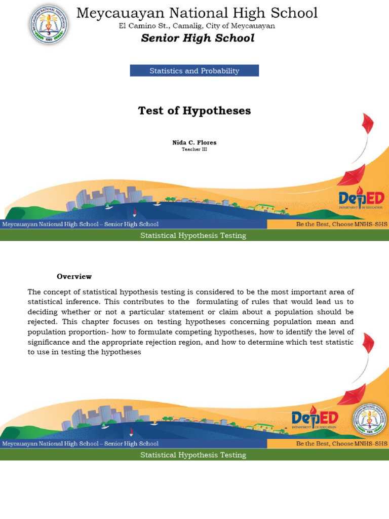 Hypothesis Testing in Statistics Explained | PDF | Business