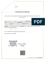 Declaração de Cursando - FACULESTE - RUDERSON APARECIDO BERNARDES AYALA - EDUCAÇÃO FÍSICA ESCOLAR