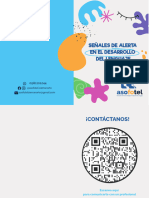 SEÑALES DE ALERTA EN EL DESARROLLO DEL LENGUAJE Folletos Digitales