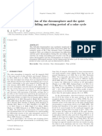 The Differential Rotation of The Chromosphere and The Quiet Chromosphere in The Falling and Rising Period of A Solar Cycle