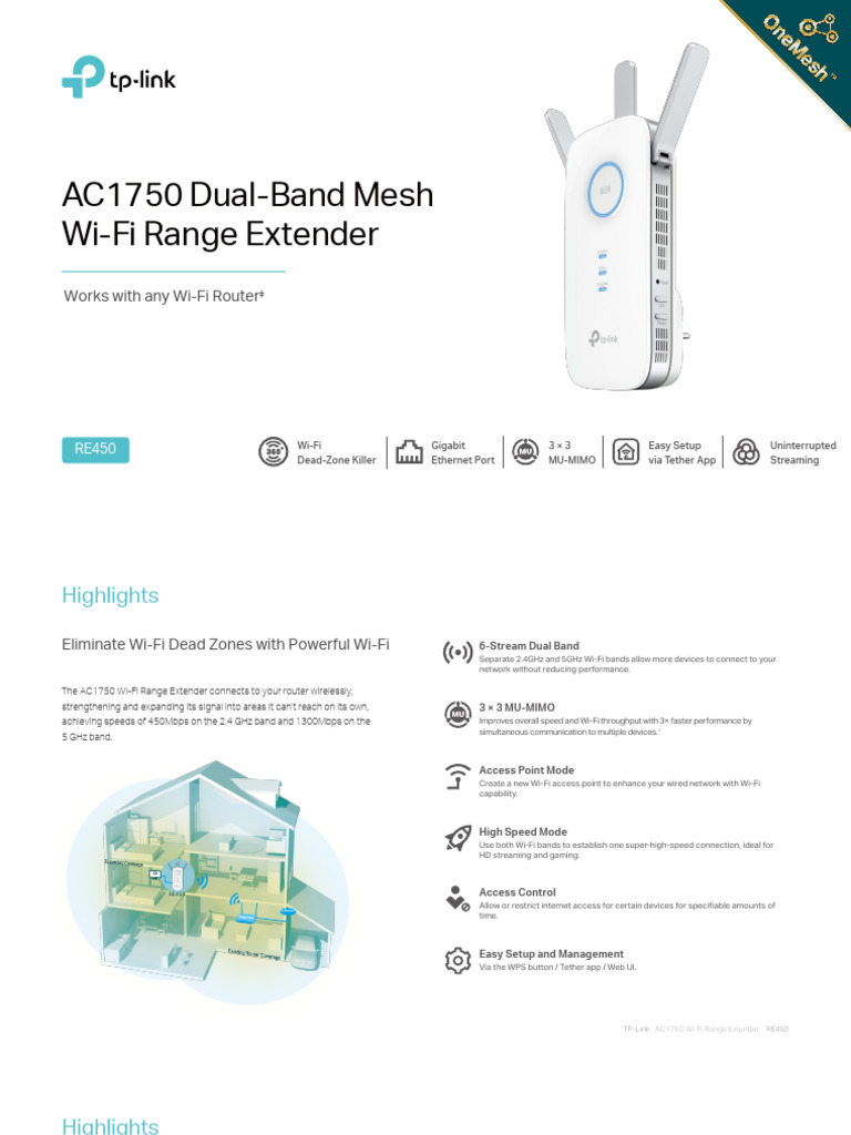RE450 (EU) 4.0 Datasheet | PDF