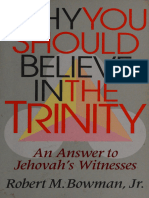 Should Believe: Jehovah's Witnesses Robert M. Bowman, JR