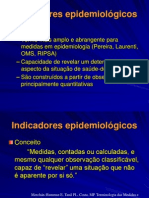 Epidemiologia - Indicadores de Saúde