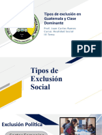 Tipos de Exclusión en Guatemala y Clase Dominante