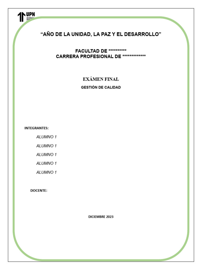 Informe de Gestión de Calidad Qroma | PDF