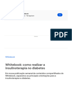 Whitebook - Como Realizar A Insulinoterapia No Diabetes - PEBMED