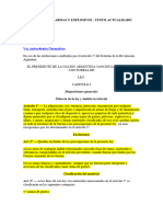 LEY NACIONAL DE ARMAS Y EXPLOSIVOS - ACTUALIZADA resumen