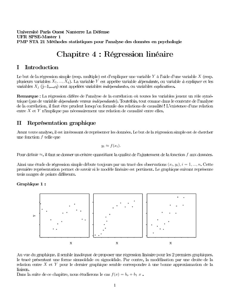 Linear Regression Analysis Overview | PDF