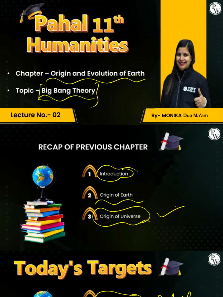 The Origin and Evolution of The Earth 02 - Class Notes | PDF