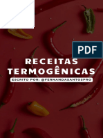 RECEITAS TERMOGÊNICAS