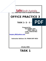 Office Practice 3(Task1,2,3,4)
