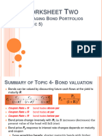 Worksheet 2 Ans - Managing Bond Portfolios