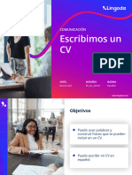 A2!2!018 Lingoda Spanish Writing A CV