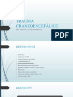 TRAUMA CRANEOENCEFÁLICO