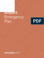 Melbourne Airport Emergency Plan 2022