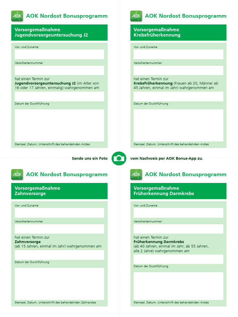 AOK NO Bonus-App Fotocoupon 2020 | PDF