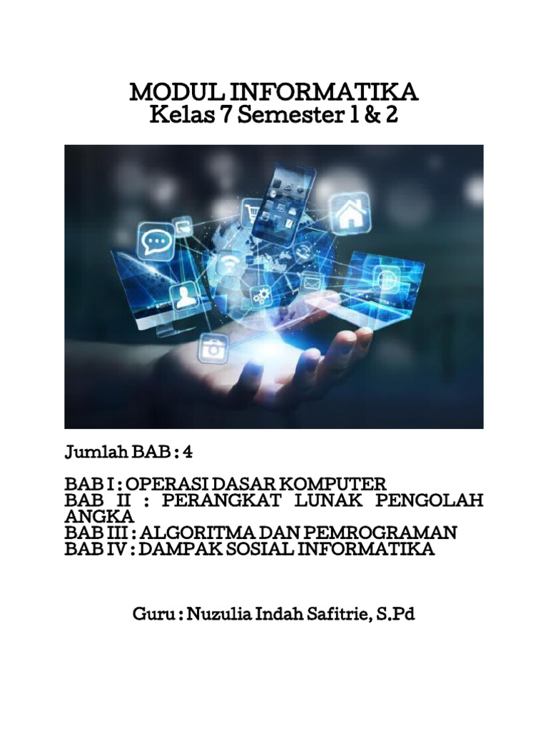 Modul Informatika Kelas 7: Dasar Komputer | PDF | Seni | Komputer