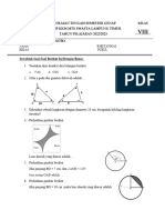 SOAL PTS MATEMATIKA Kelas 8