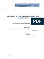 Programa de Proteccion Radiologica2019