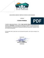 Certificado de La Asoc para Crea