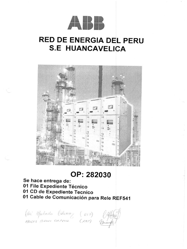 ESPECIFICACIONES CELDA DE LLEGADA 10kV. CT61-261 | PDF