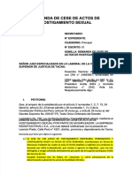 DEDO PDF Demanda de Cese de Actos de Hostigamiento Sexual Compress