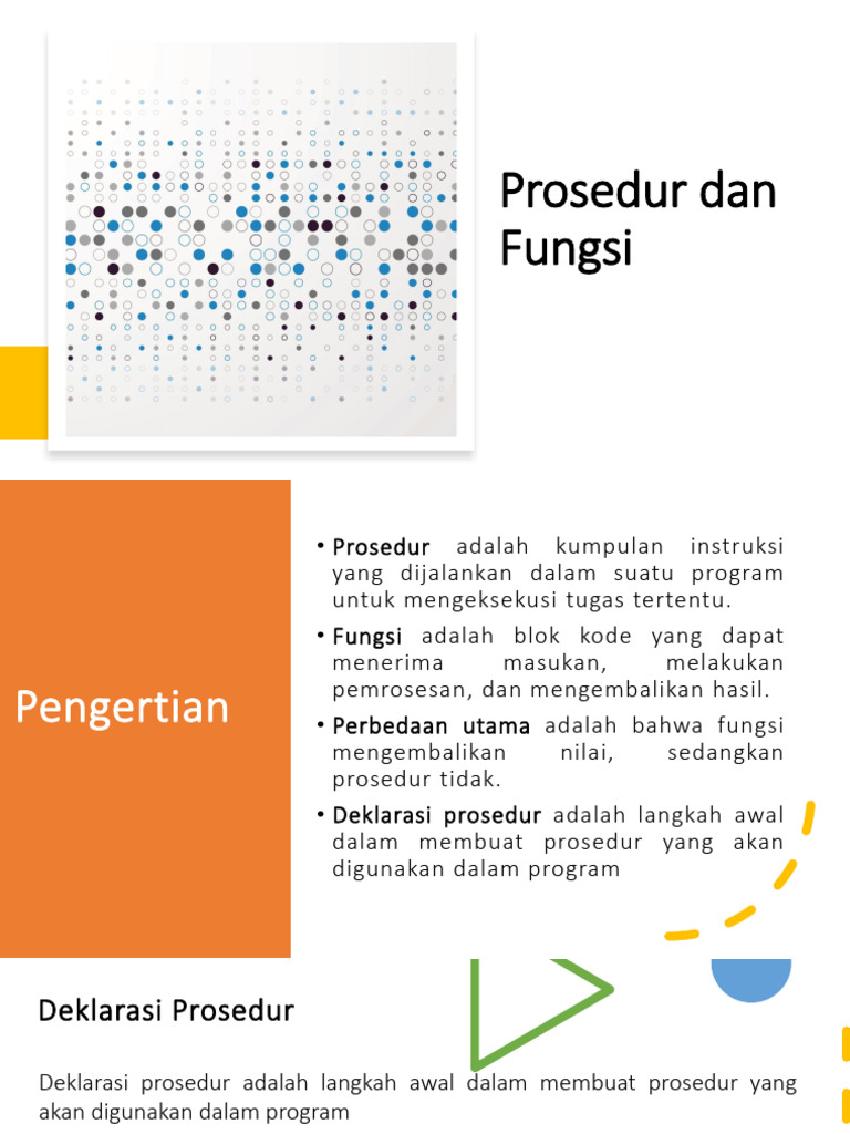 Perbedaan Prosedur dan Fungsi dalam Pemrograman | PDF | Komputer
