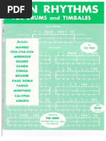 Bob Evans - Authentic Bongo Rhythms | PDF | Rhythm | Dances