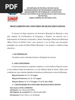 Regulamento Do Concurso de Blogs2