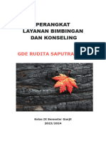 Perangkat Layanan Bimbingan Dan Konseling: Gde Rudita Saputra, S.PD