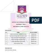 Assignment 1 Week 3 - Apa Exercise - pdms4343 Itr - Group5