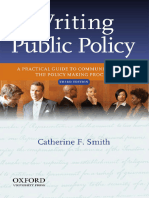 Writing Public Policy - A Practical Guide To Communicating in The Policy Making Process - Ca