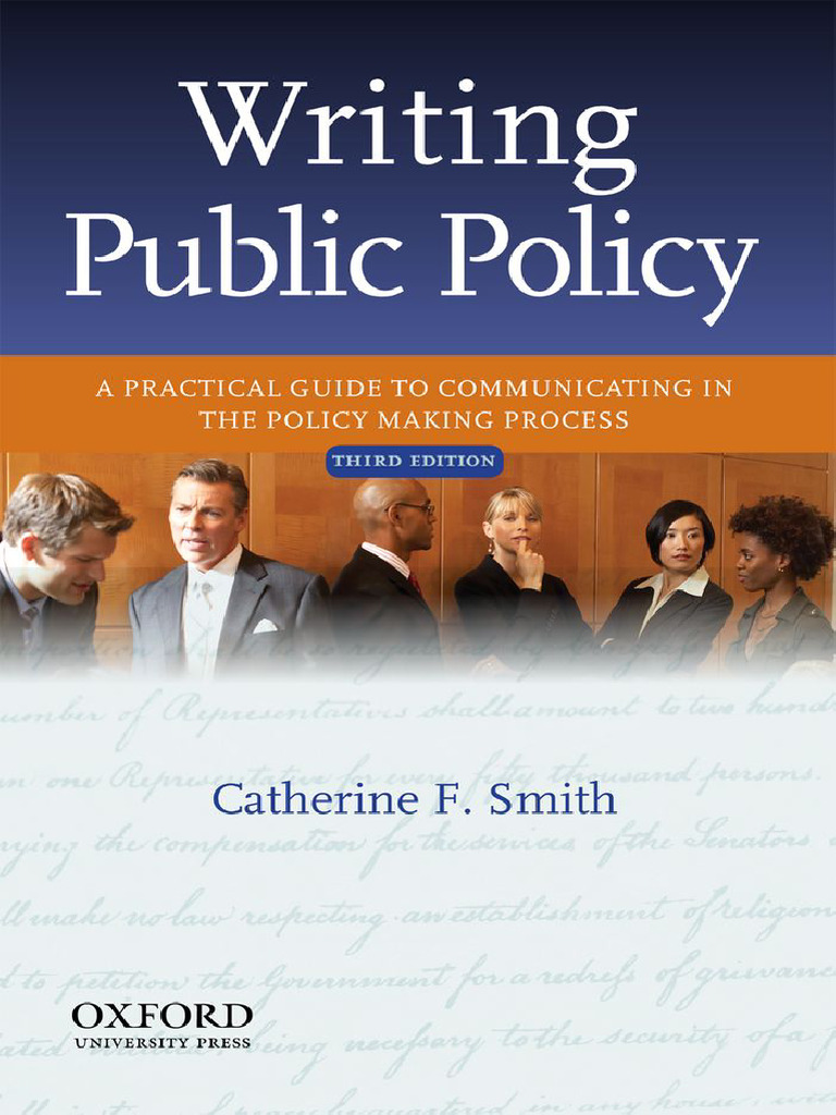Writing Public Policy - A Practical Guide To Communicating in The ...