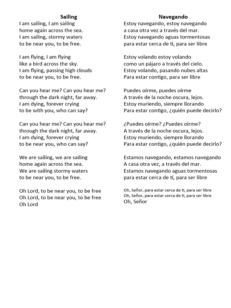 SAILING ROD STEWART PDF Earth Phenomena