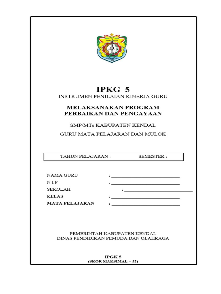 0 IPKG 5 MAPEL (Melaksanakan Prog Perbaikan Dan Pengayaan) | PDF